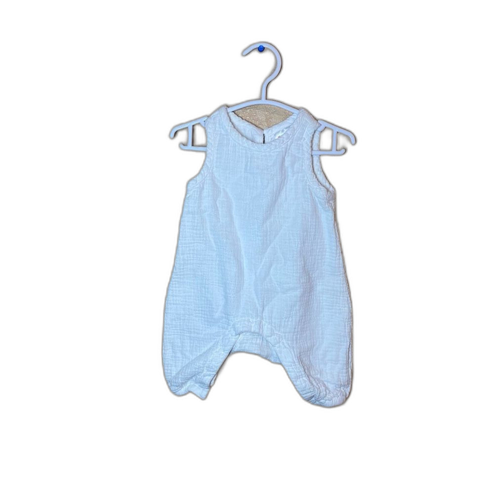 Hanna Andersson baby Shortie Sleeveless Romper 0-3 months